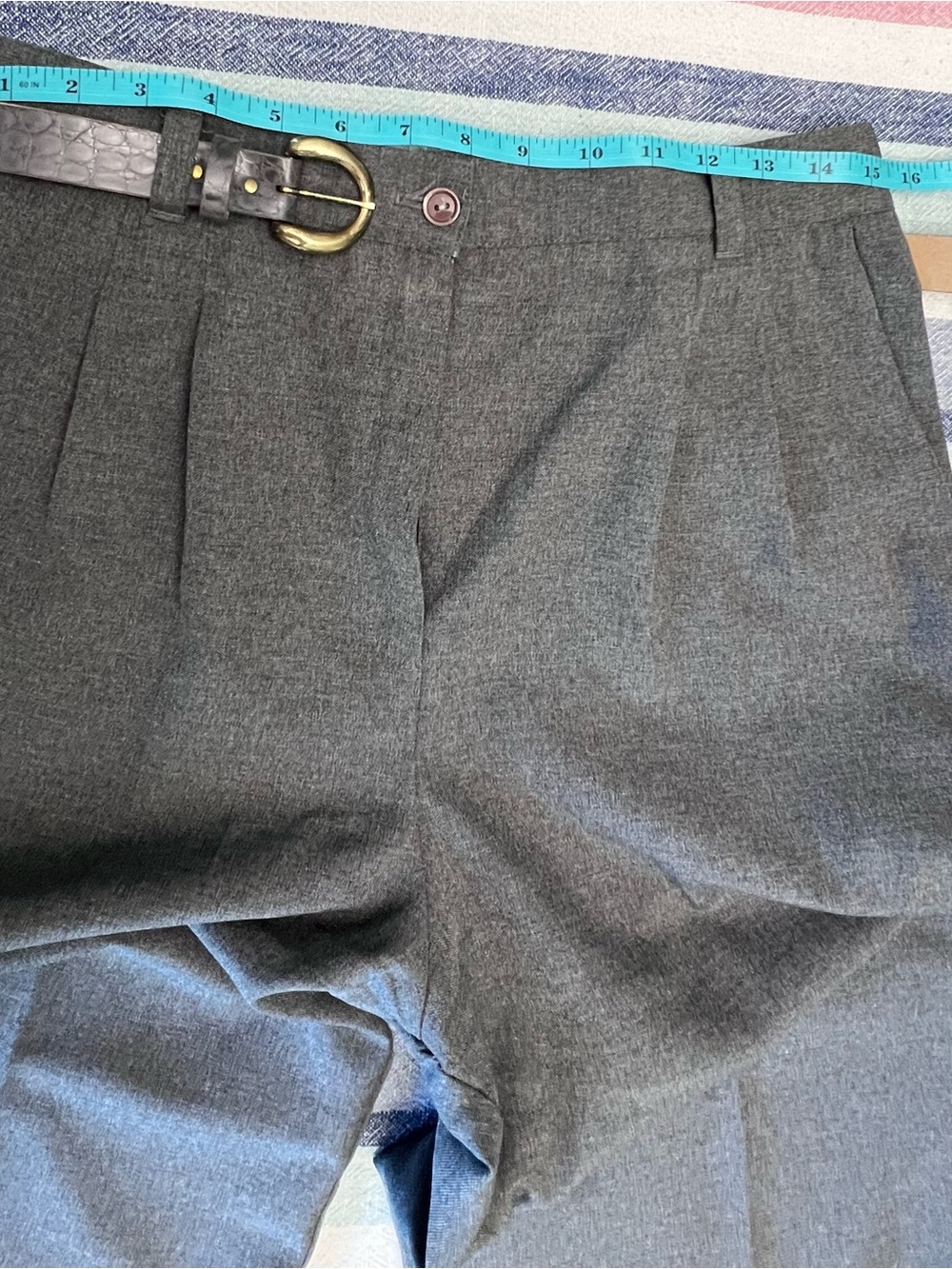 Counterparts Women's Charcoal Gray Straight-Leg Trousers - Picture 5 of 8